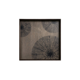Woodland Square Tray - Black Large