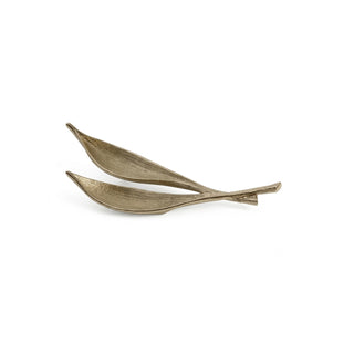 Gold Leaf Metal Tray