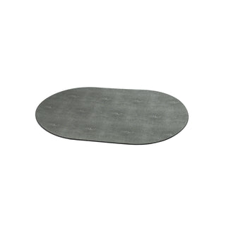 Faux Shagreen Placemat - Charcoal