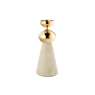 Faux Shagreen Candle Holder