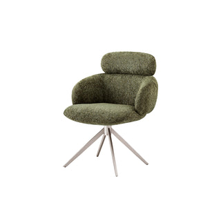 Damian Swivel Dining Chair | Custom Fabrics