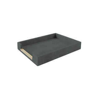 Faux Shagreen Paper Tray