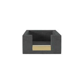 Faux Shagreen Memo Tray