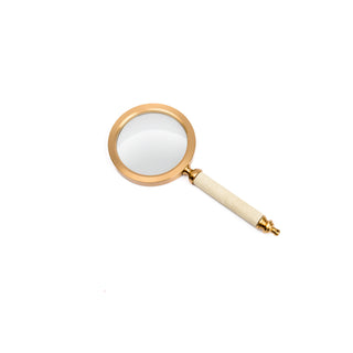 Faux Shagreen Magnifying Glass