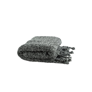 Franks Wool-Blended Blanket - Grey