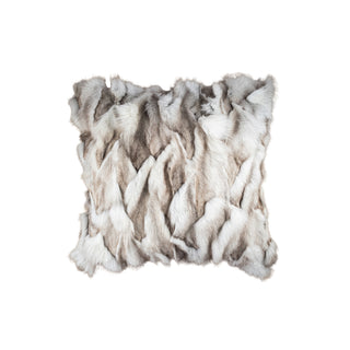 Fox Fur Cushion Cover - Beige Large