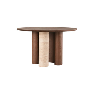 Sylvan Travertine Dining Table