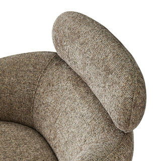 Damian Swivel Dining Chair - Brown