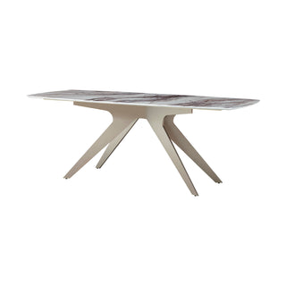 Wilson Marble Dining Table - Brown