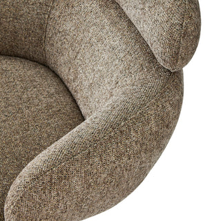 Damian Swivel Dining Chair - Brown