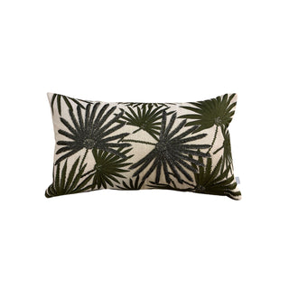 Beaded Palm Cushion Cover