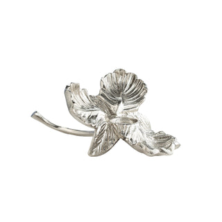 Sliver Flower Candlestick  - Large