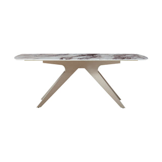 Wilson Marble Dining Table - Brown