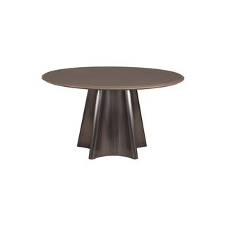 Ripple Round Dining Table - Grey Wood