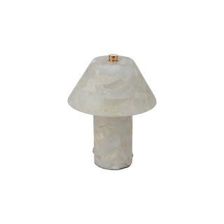 Snowflake Stone Rechargeable Table Lamp