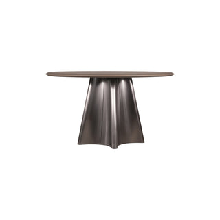 Ripple Round Dining Table - Grey Wood