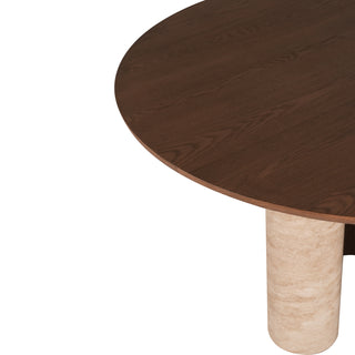 Sylvan Travertine Dining Table