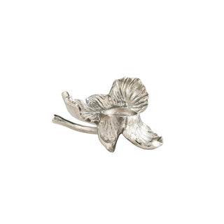 Sliver Flower Candlestick  - Small