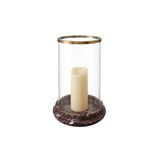 Marble Candle Lantern - Large