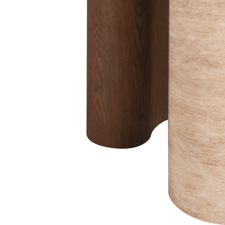 Sylvan Travertine Dining Table