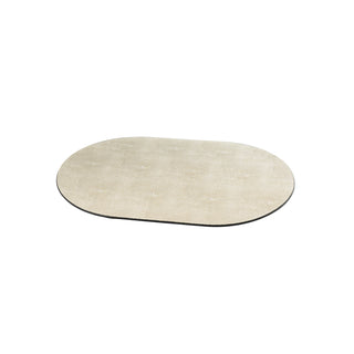 Faux Shagreen Placemat - Cream